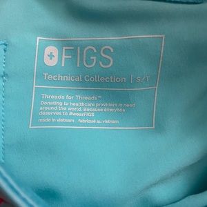 Figs Livingston Scrub Pants Neon Blue